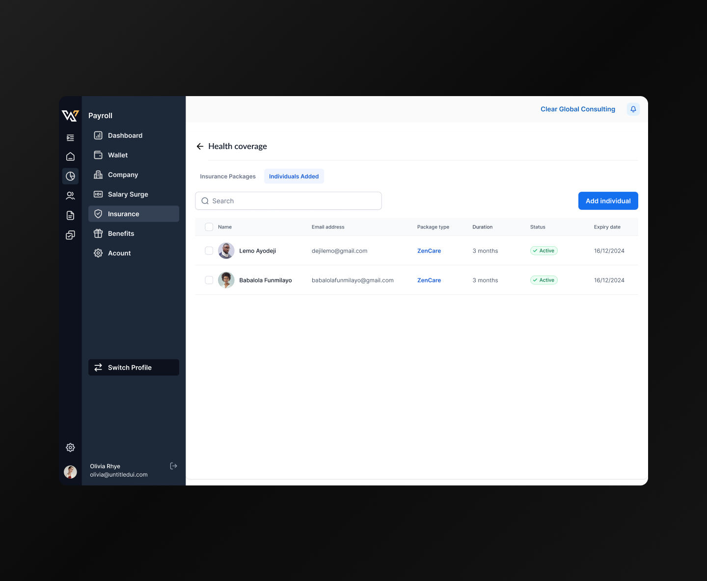 Employee Screen 10